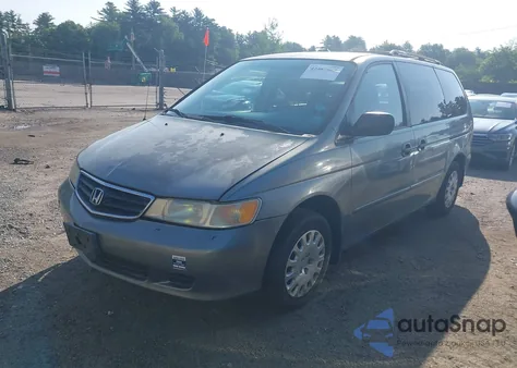 2002 Honda Odyssey Lx из США, поврежденный, VIN 2HKRL185X2H553944